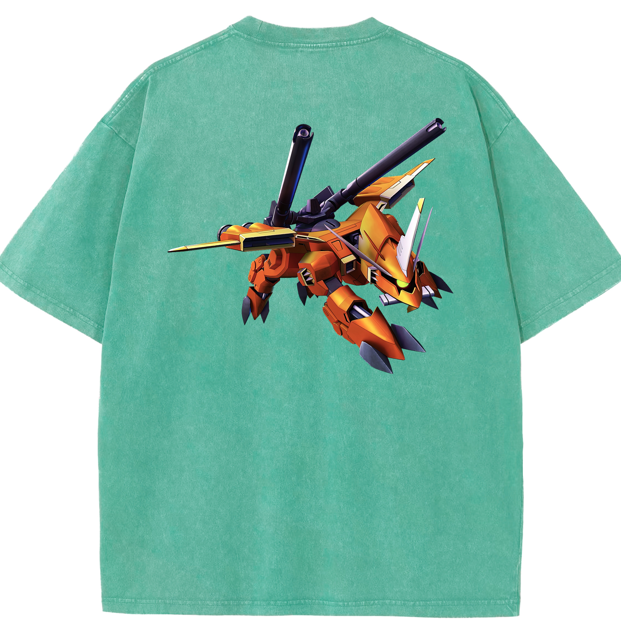 （画像用） 機動戦士ガンダム Mobile Suit Gundam 綿100% ヴィンテージ風 半袖Tシャツ（背面プリント）